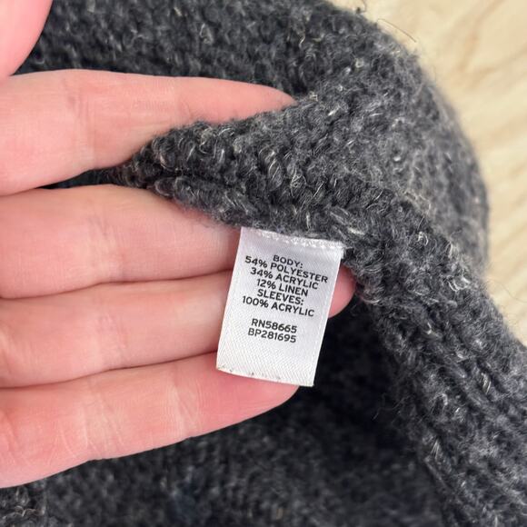 Rubbish Cardigan‎ Sweater Womens XS Button Tunic Grandpa Grunge Fuzzy Pocket - Picture 8 of 9